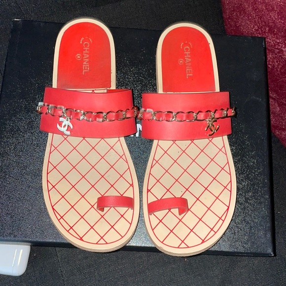 Authentic Chanel Sandals - Picture 1 of 9